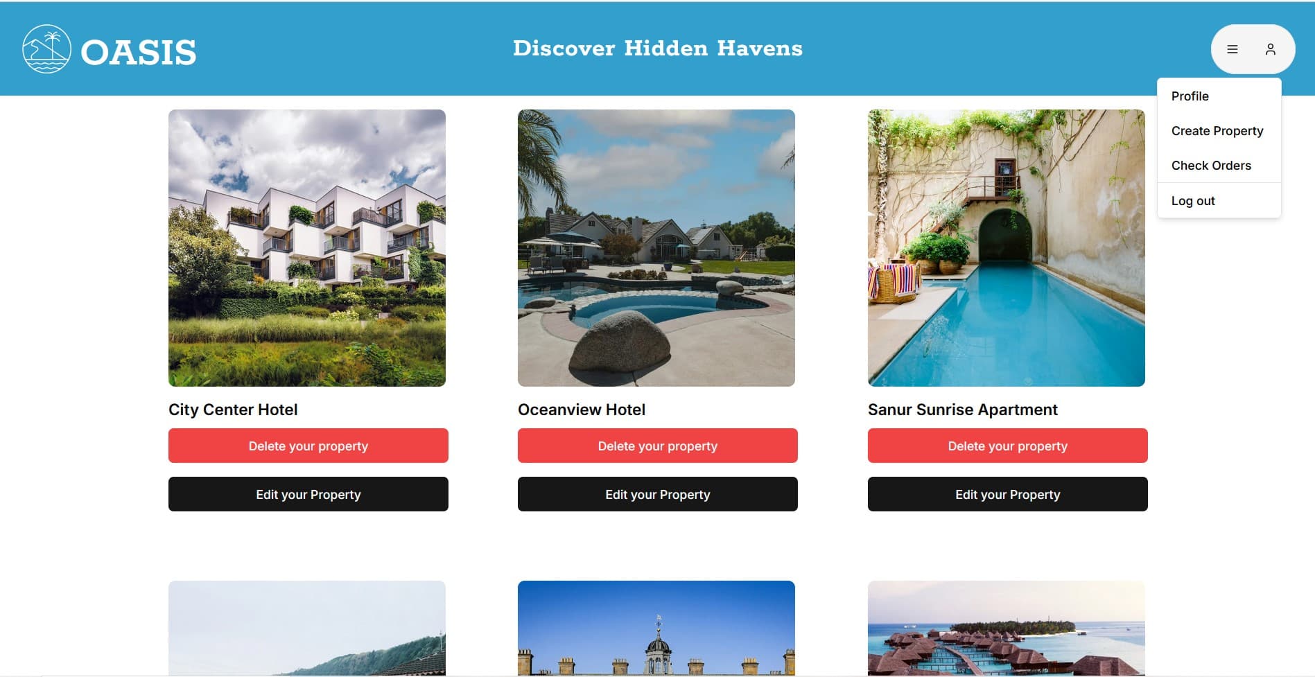 Tenant Dashboard