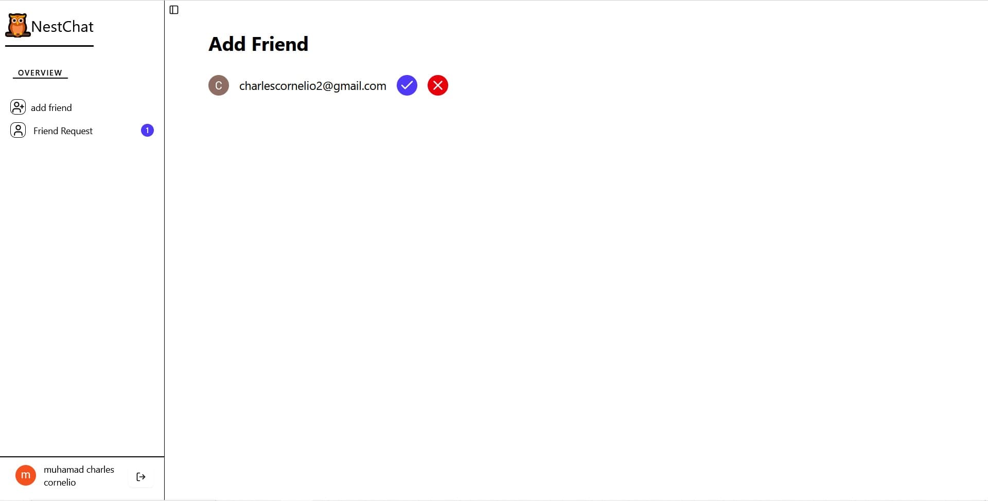 friend request